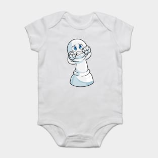 Chess piece Pawn at Chess Baby Bodysuit